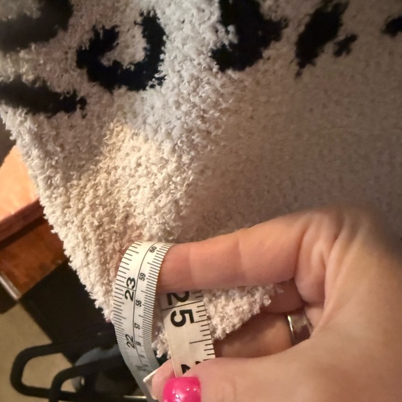 Leopard Print Sweater - Black and Cream - Picture 4 of 4